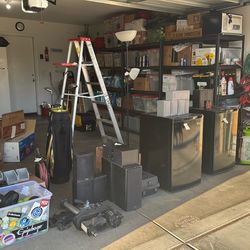 Mini fridge plus yard sale