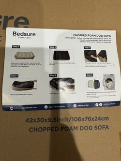 Chopped Foam Dog Sofá