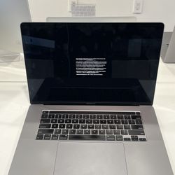MacBook Pro (16-inch, 2019) Part or Repair Only