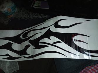 Flames vinyl decals for truck n cars