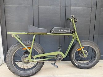 Super73-S1 Electric Bike — Army Green and Tan Desert