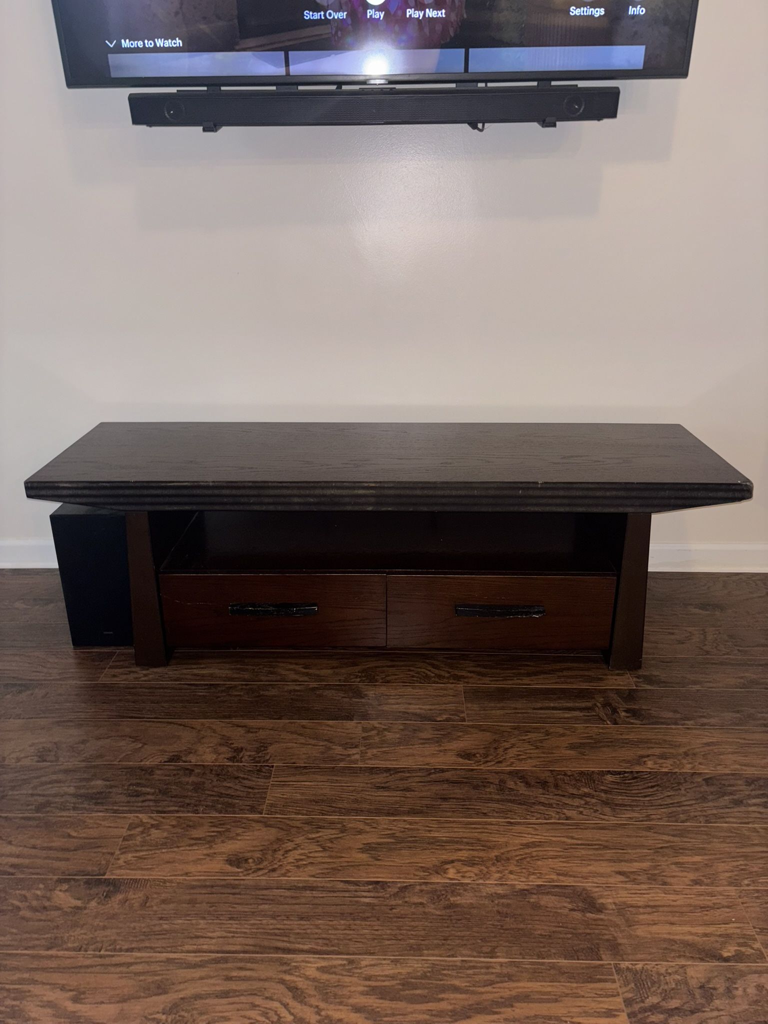 *Moving Sale!* Very Heavy & Sturdy Dark Brown Wooden Coffee Table