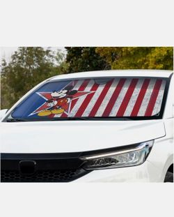 Disney Mickey Mouse Auto Sunshade Universal Fit — New