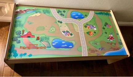 Toddler Play Table/ Train/car Table