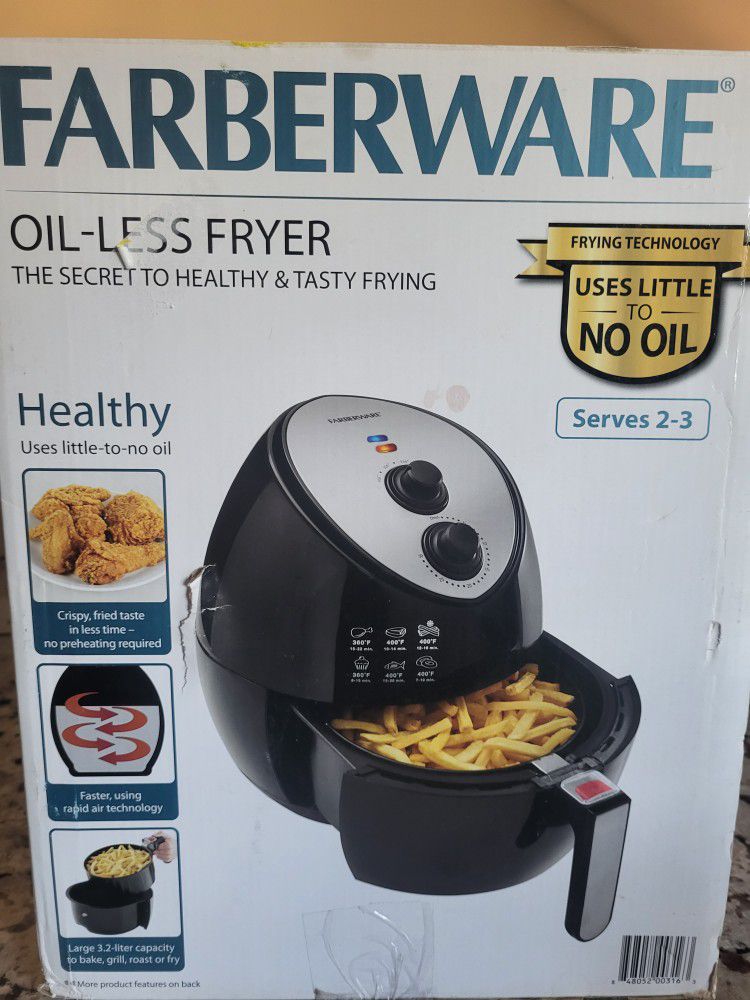 Farberware Air Fryer 3.2 Quart - Black for Sale in Winston-salem, NC -  OfferUp