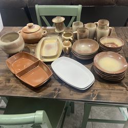 Frankoma Pottery Set 