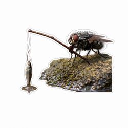 5” Fly fishing sticker Brook Rainbow Brown Trout Decal tackle box kayak