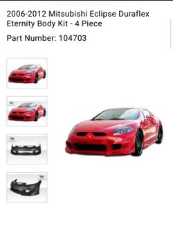 BRAND NEW Duraflex Eternity Body Kit Compatible With 2006-2012 Mitsubishi Eclipse - 4 Piece