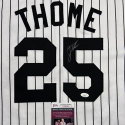 Jim Thome Autographed Chicago White Sox Jersey With COA
