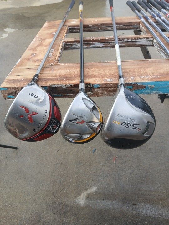 Taylor Made Irons 3 Wood And Driver 2 Adam's Pro