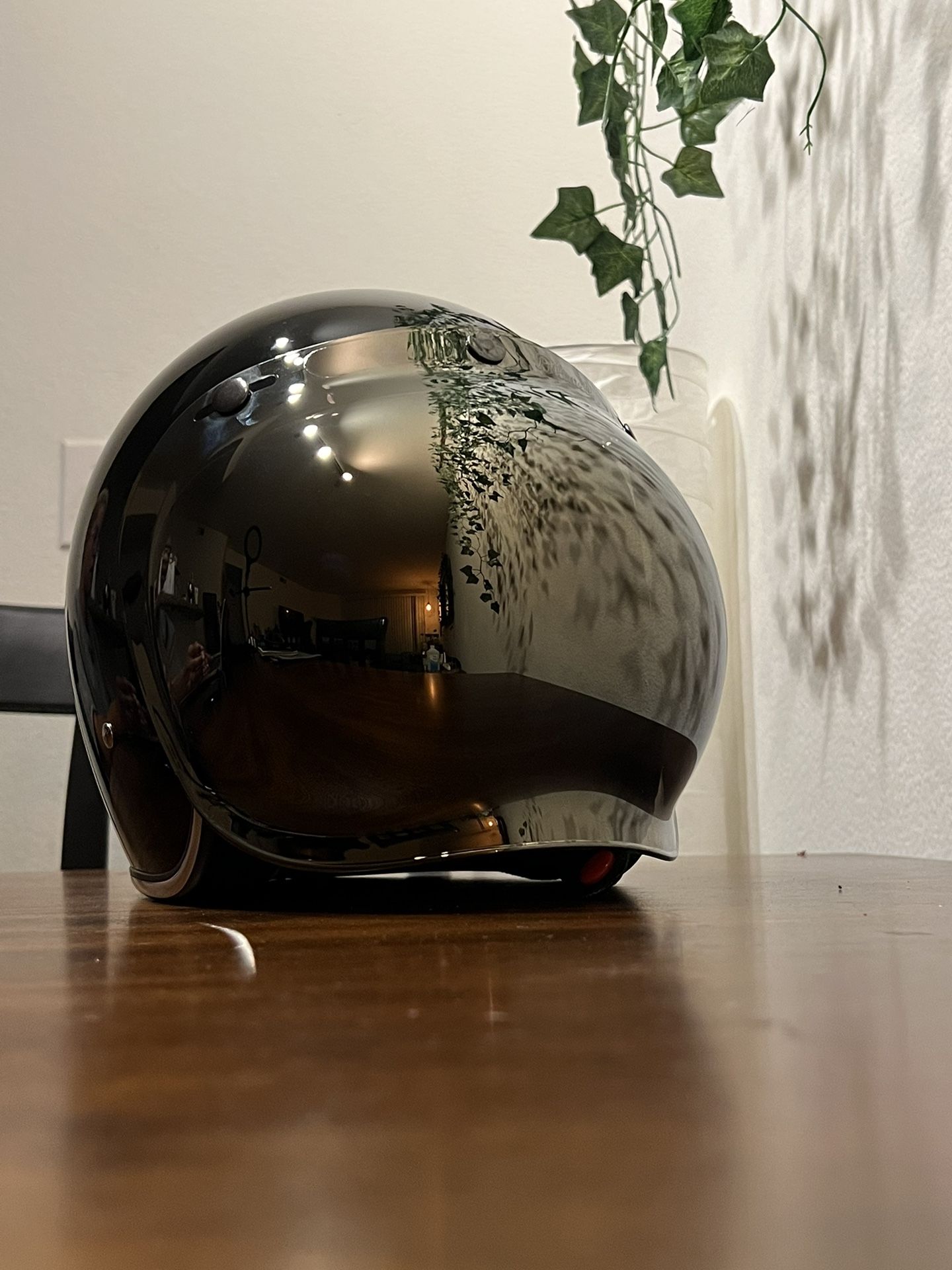 Biltwell Bonanza Helmet (w/bubble Shield)