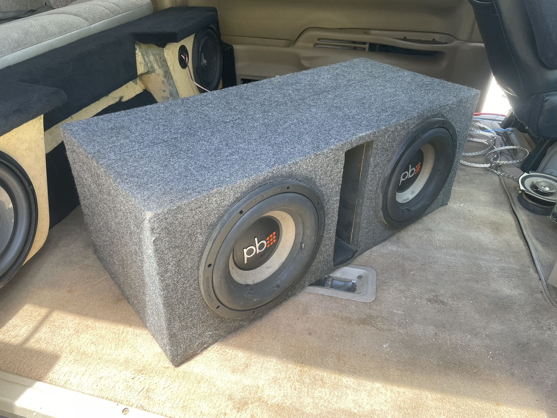 10inch Power Bass Subs With Box