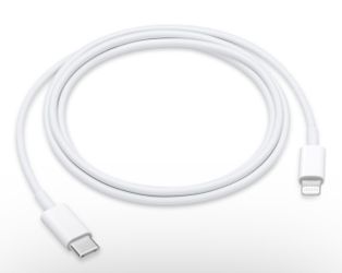 New Apple USB-C to Lightning Cable (1m) Fast Charging iPhone Charger - Compatible with iPhone 14/13/12/11/X/XR/XS/ 8/7/6/5, iPad, Airpods and more
