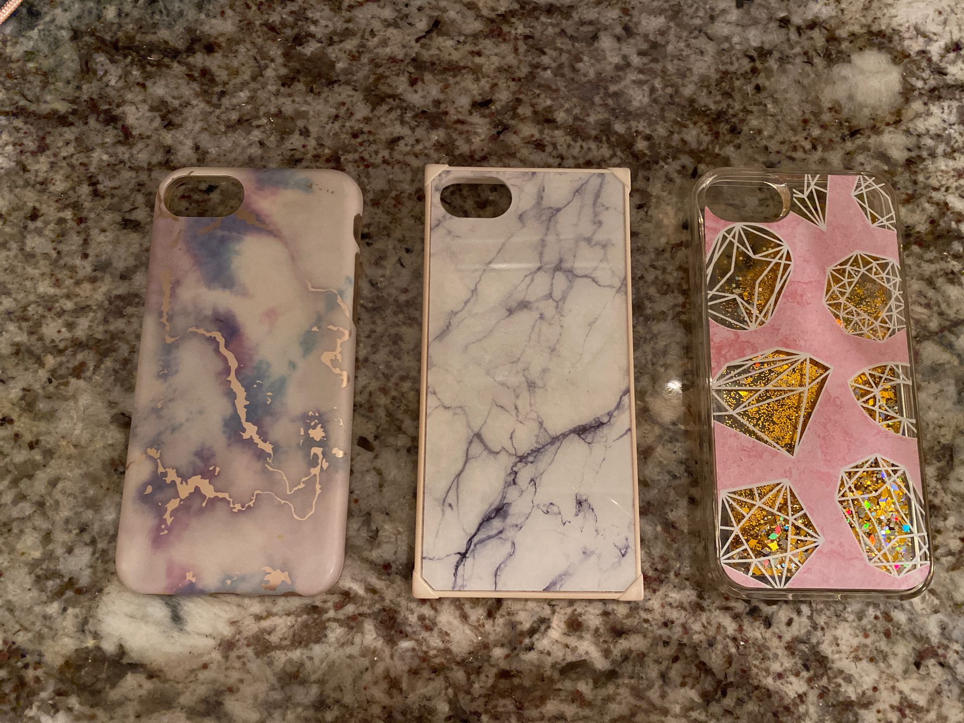 3 iphone 6,6s,7, and 8 cases