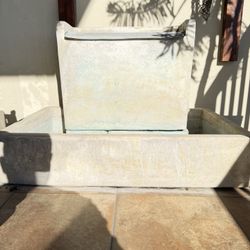 modern designer outdoor water fountain