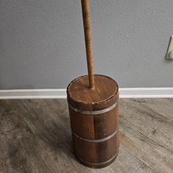 Decorative Butter CHURN Basketville PUTNEY Vermont 