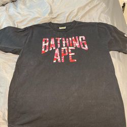 bape pink t shirt