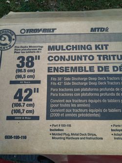 Mulching Kit-New!
