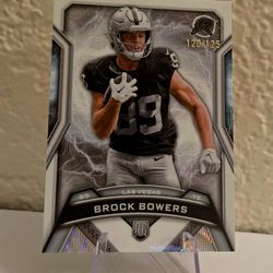 2024 Topps Resurgence Rookies Brock Bowers #147 Silver Surge Refractor /125 (RC)