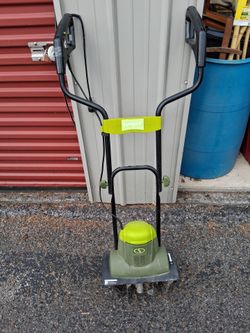 Good used sun Joe tj600e electric garden tiller and cultivater this model features a 6.5 amp motor