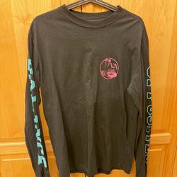 RVCA - Men’s Small Black Relaxed Fit Long Sleeve Shirt