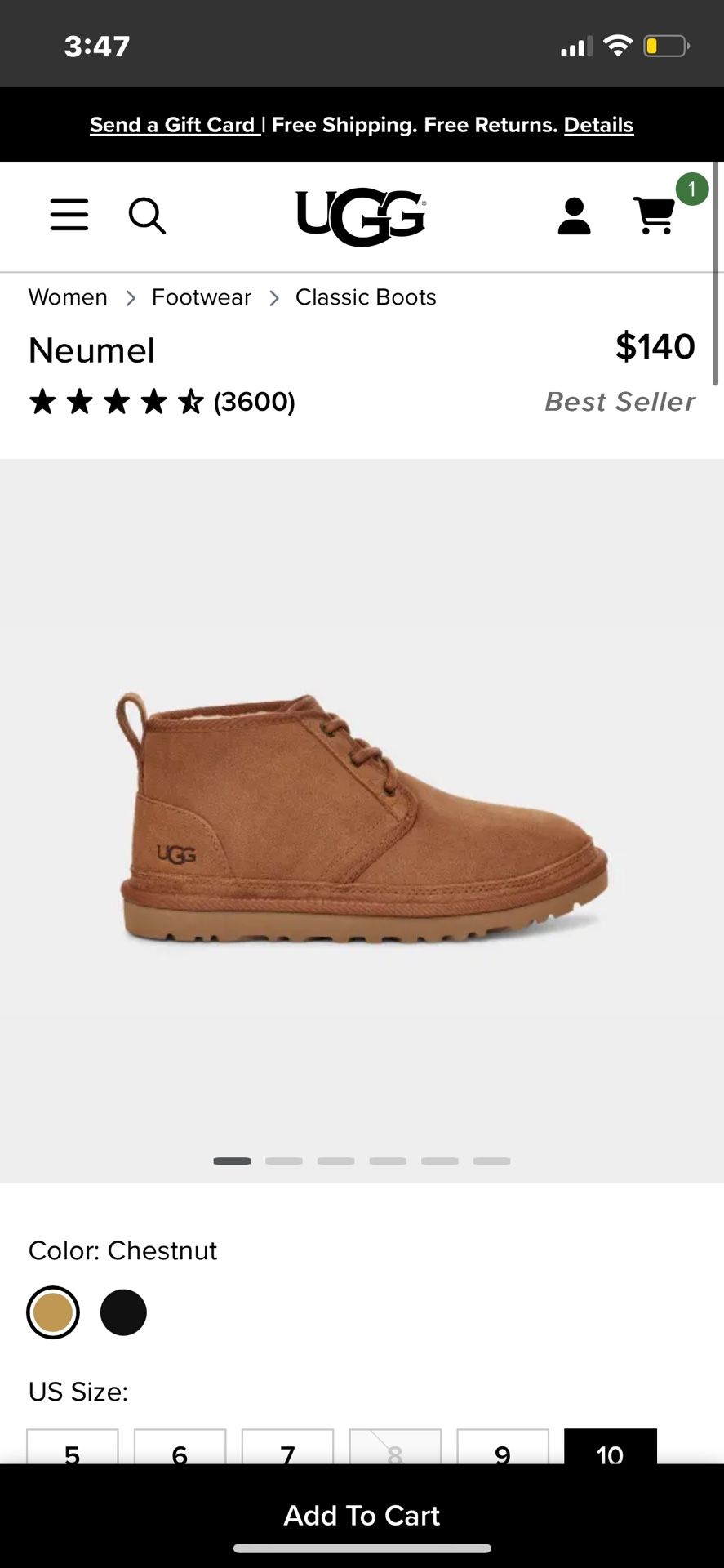 SALE✨‼️NWT UGG Neumel women’s boots