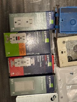 Leviton Electrical Outlets and Switch Lot
