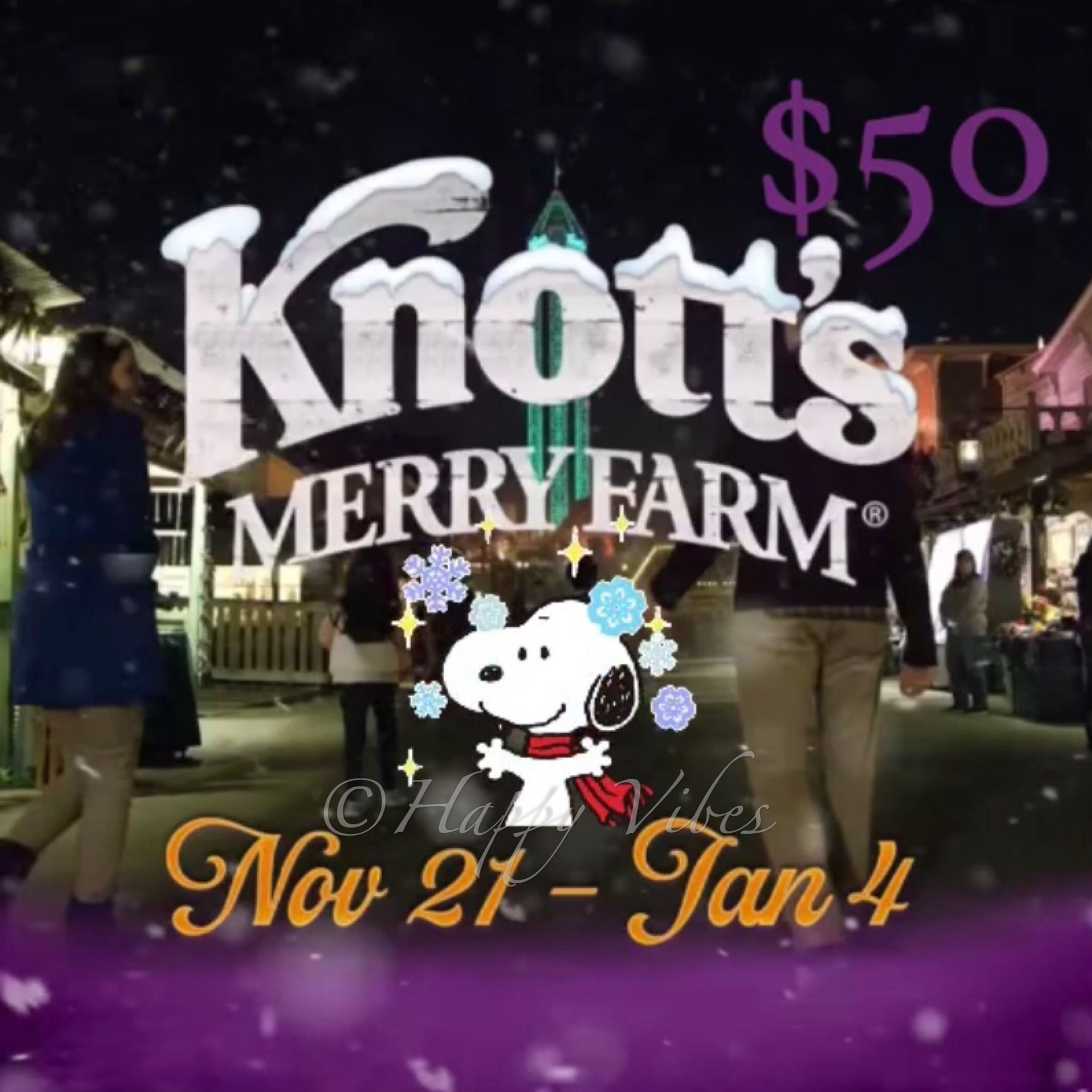 Knotts 🎄🎟️🎄