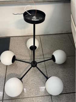 Mid century modern light fixture