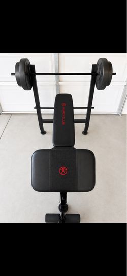 Weight Bench Press Set – Like New