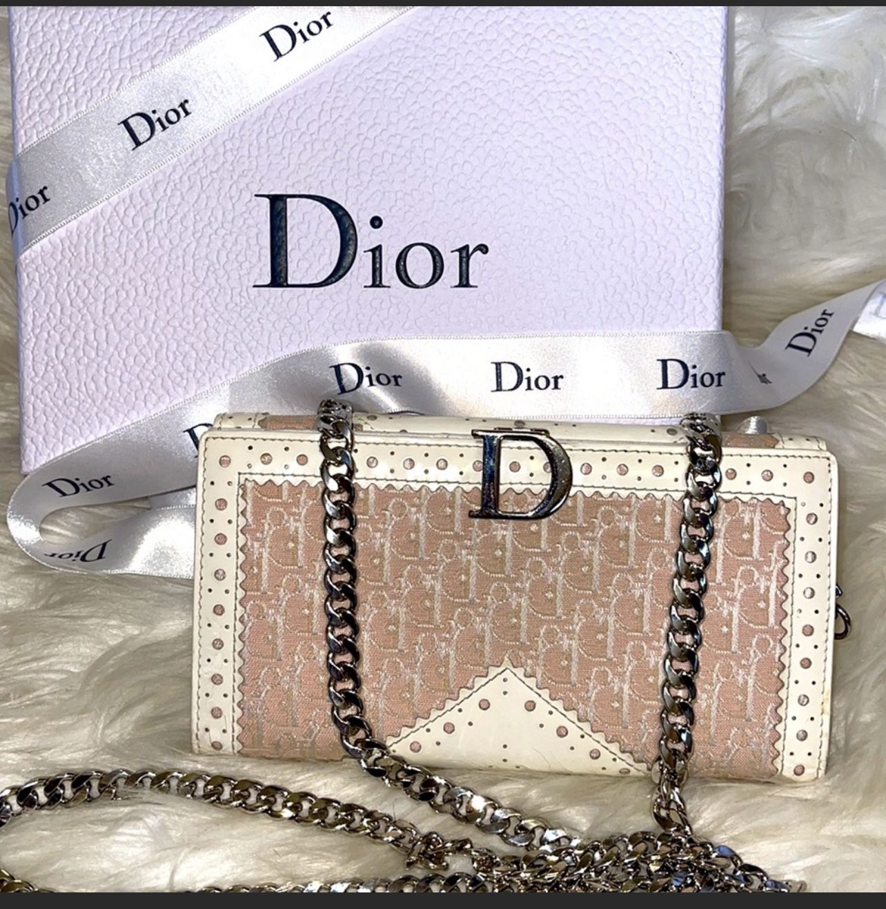 💯 Percent Authentic Dior Wallet On Chain 