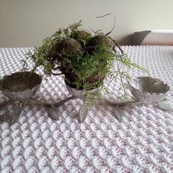 Stainless Steel Decorative 3 Bowls Centerpiece