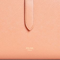 LARGE CELINE WALLET IN GRAINED CALFSKIN