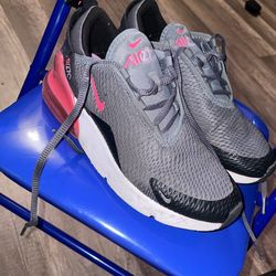 Air Max 270 GS 'Grey Hyper Pink'