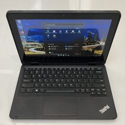 Touchscreen Lenovo Yoga 11e Laptop 12” Intel Pentium Silver 4GB RAM 128GB SSD Windows 11 w/ Charger - $99