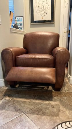 Bradington 100% Leather Recyliner