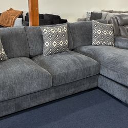 Grey sectional