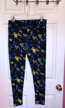 LuLaRoe NWOT Graffiti Print Leggings Size Tall & Curvy