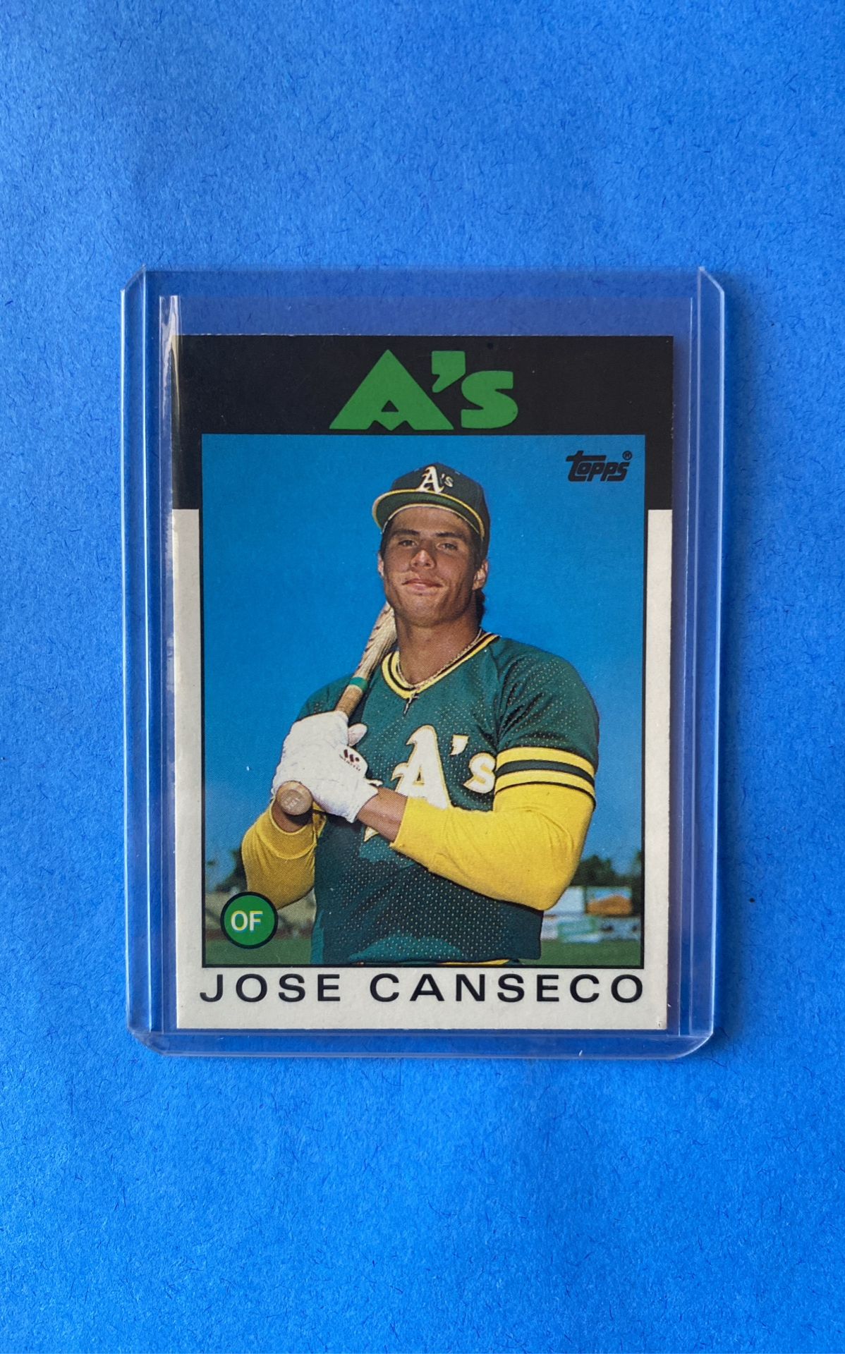 1986 Topps 20T Jose Canseco Rookie 