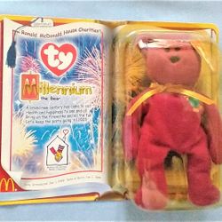 

McDonald’s Teenie beanie baby 2000 Millennium bear --

