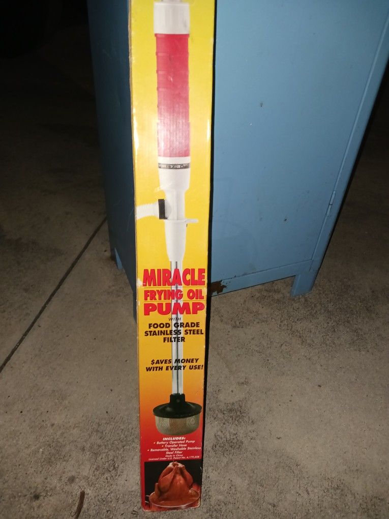 Miracle Frying Oil Pump New In Box 8 Firm Look My Post Tons Deals