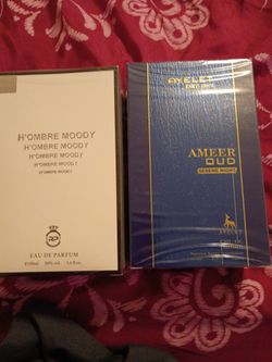Brand New H'OMBRE  MOODY  Womens 3.4 Fl Oz   & Ameer Oud . Sereene  Night 3.4 Fl  oz Men's $10 Eachx