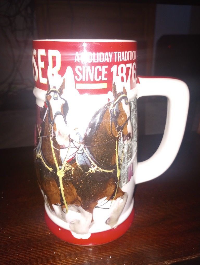Collectors Budweiser Clydesdale beer stein (2018)