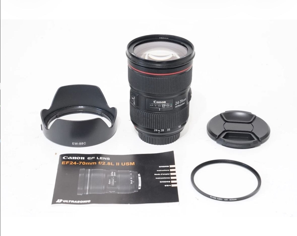 Canon EF 24-70mm f/2.8 L II USM Lens SUPER SHARP - EOS DIGITAL CAMERA + BONUS UV