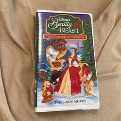 Disney VHS Beauty And The Beast The Enchanted Christmas 