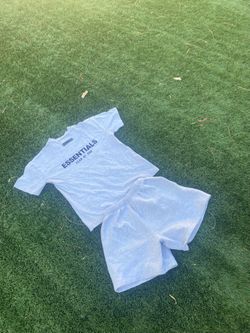 Essentials Fear Of God shorts And Shirt  Kids Size 12