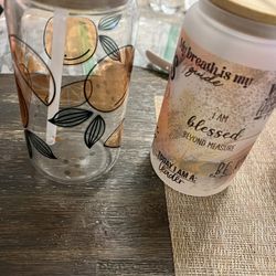 Affirmation Glass Cans