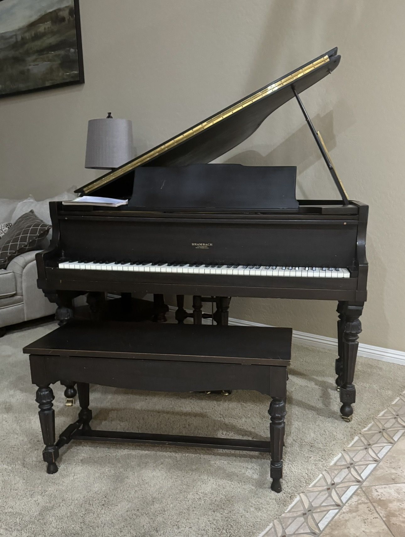 Brambaoh Baby Grand Piano.
