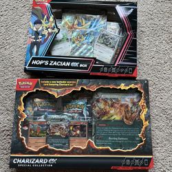 Pokémon Charizard Ex Special Edition Set + Hops Set Card Cards 