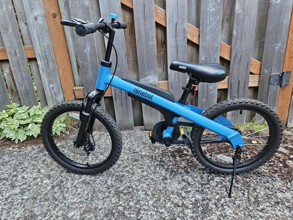 Segway Ninebot 18" Kids Bike Ages 5-10, Blue